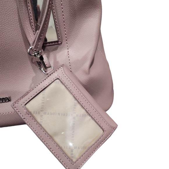 Steve Madden BGrammer Pale Pink Handbag With Optional Shoulder Strap - Picture 10 of 11